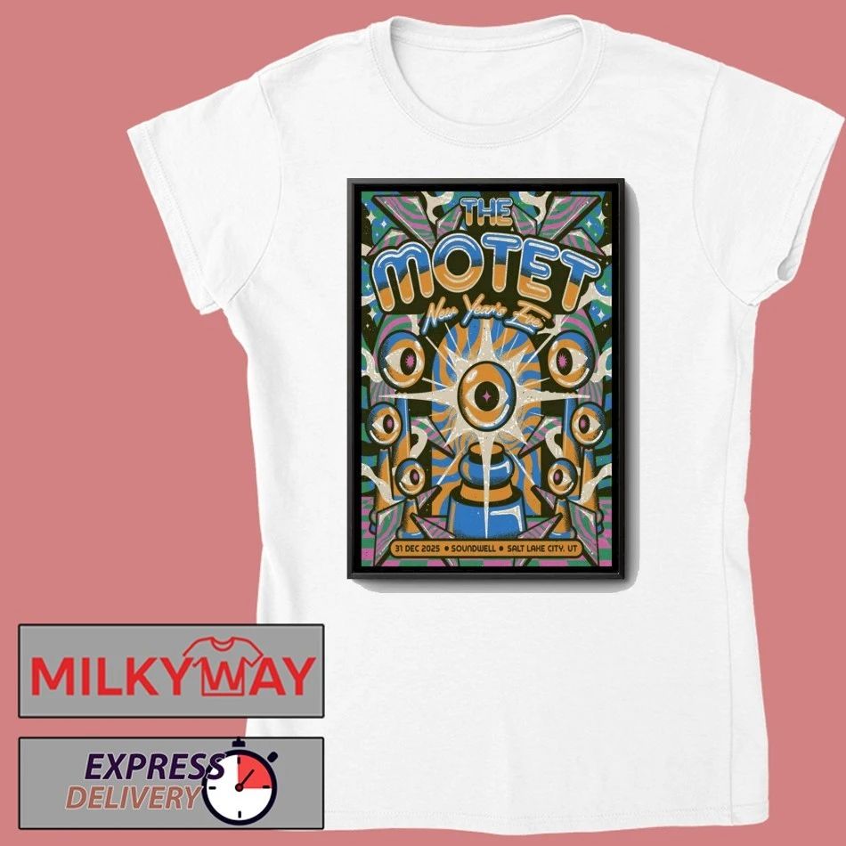 The Motet Concert Poster Salt Lake City 2025 shirt