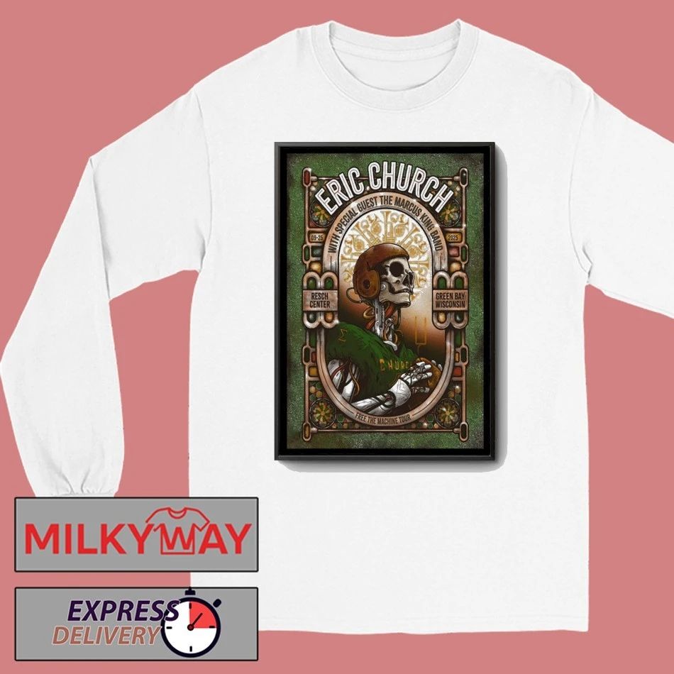 Eric Church Sept 25 2025 Resch Center Green Bay WI Poster shirt