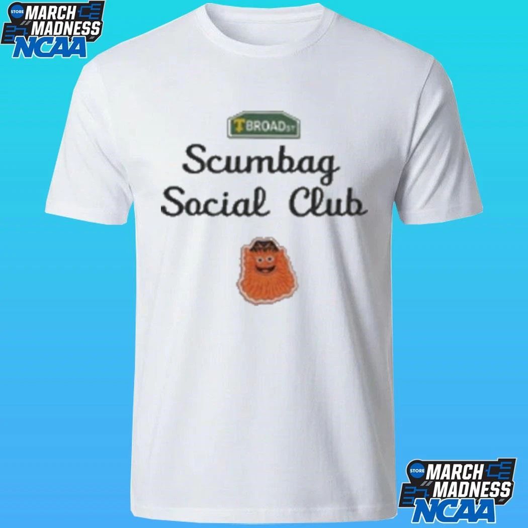 Broad Street Scumbag Social Club Flyer Shirt