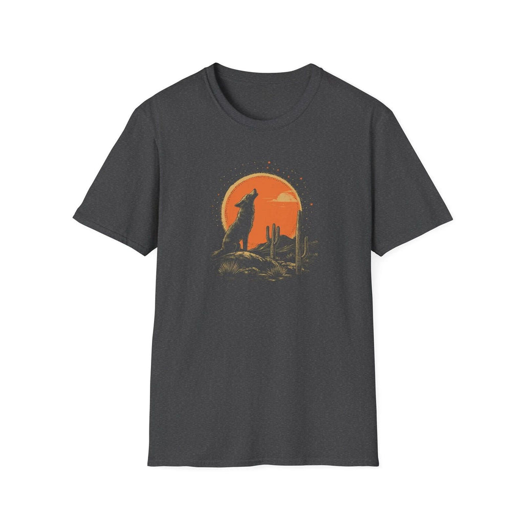 Howling Coyote Vintage T-Shirt | Boho Desert Tee