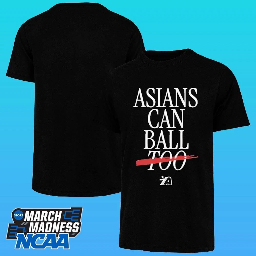 Asians Can Ball Too Asian Americans Sports Shirt