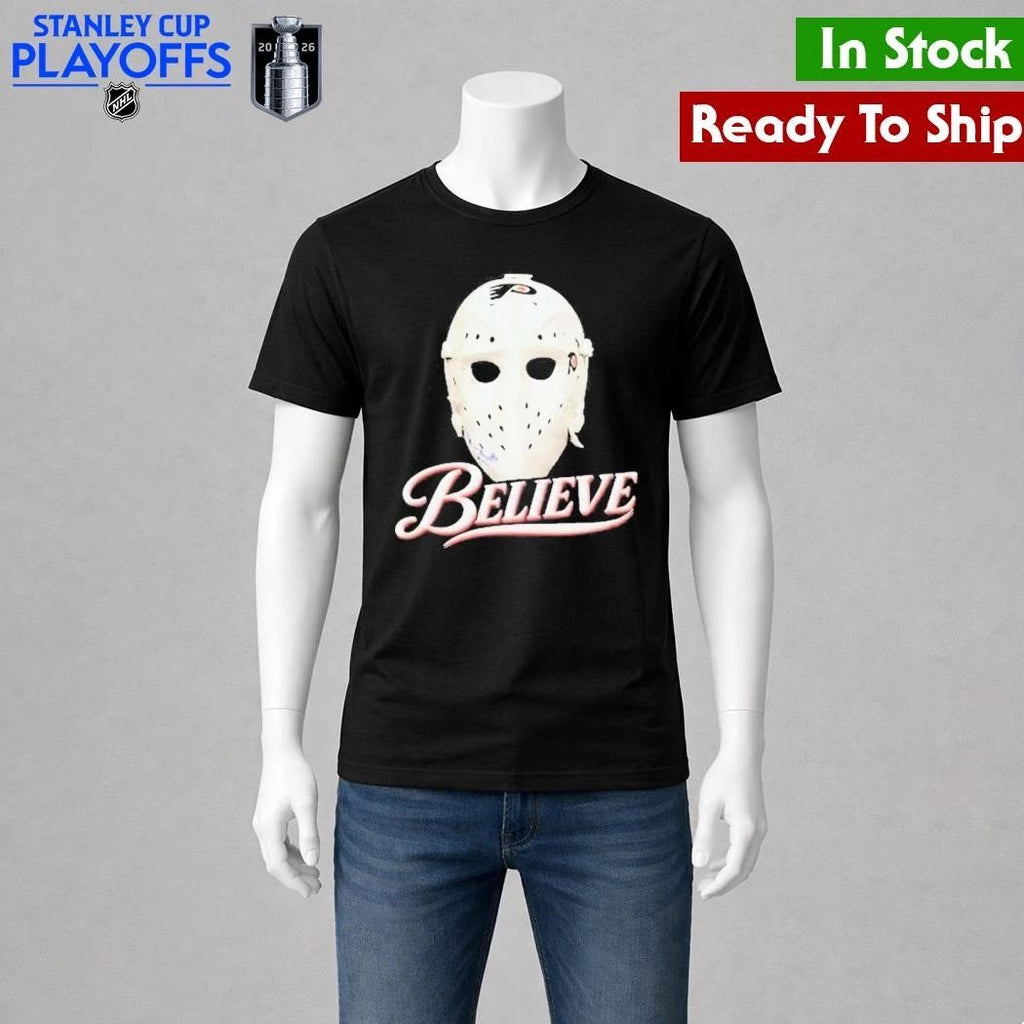 Philadelphia Flyers Ice Hockey Mask Believe Shirt