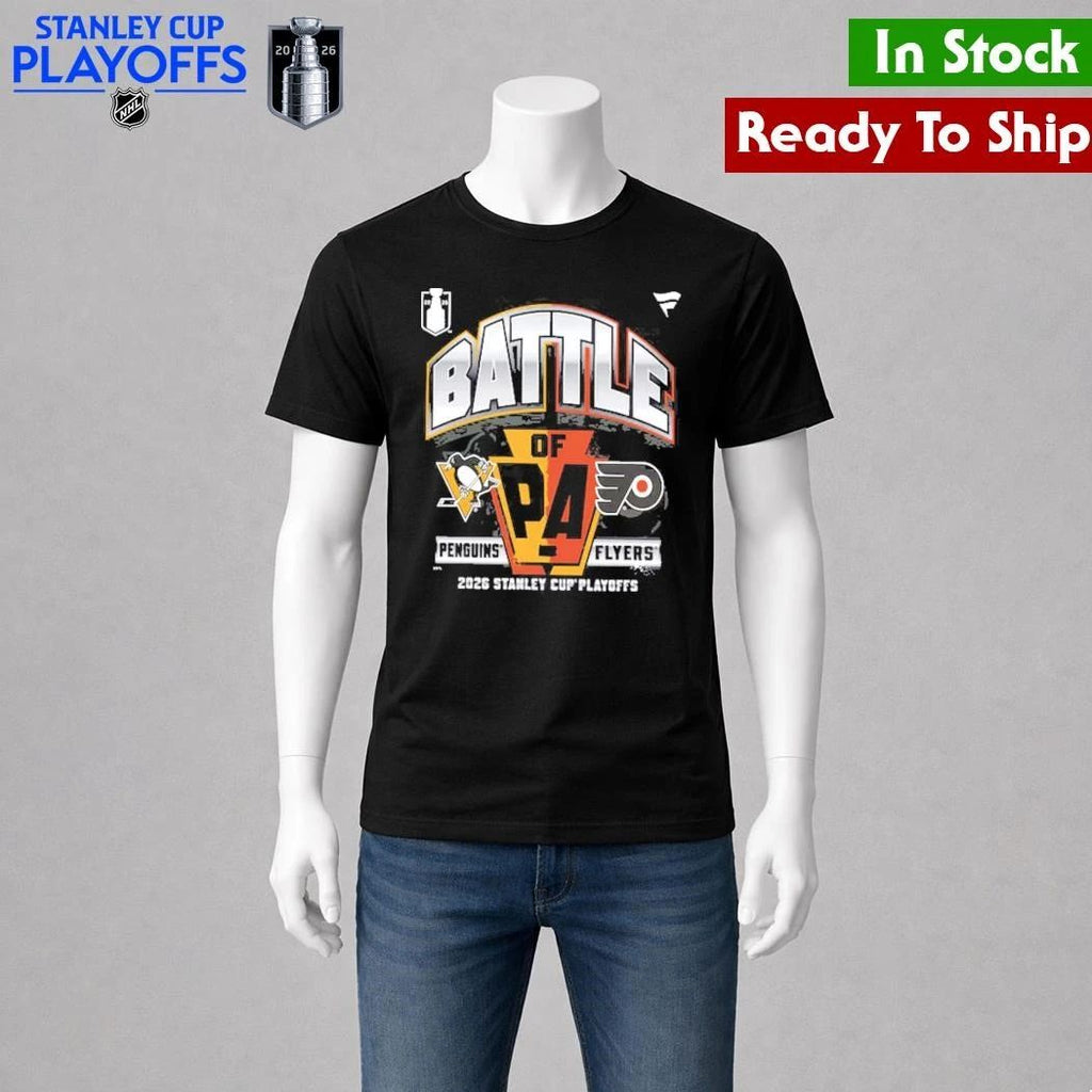 Philadelphia Flyers vs. Pittsburgh Penguins Battle of Pennsylvania Legacy Shirt