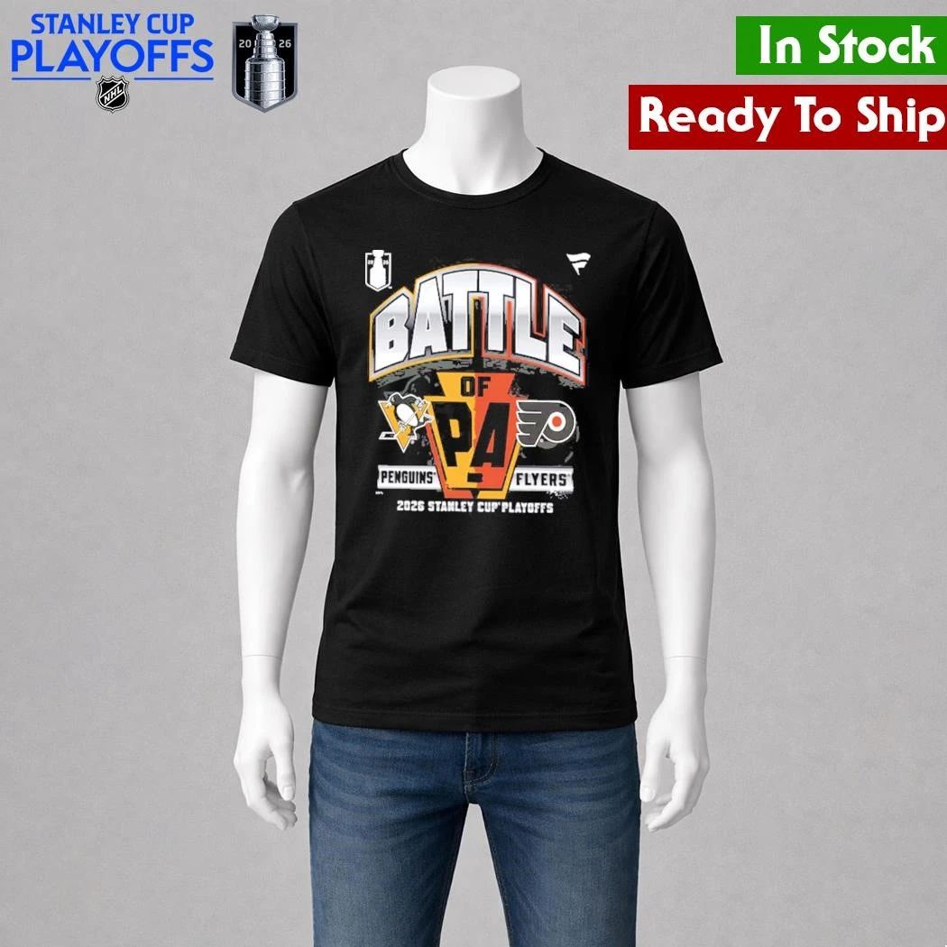 Philadelphia Flyers vs. Pittsburgh Penguins Battle of Pennsylvania Legacy Shirt