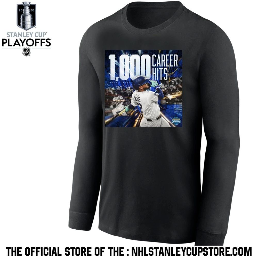 Los Angeles Dodgers Miguel Rojas 1000 Hits Career Shirt