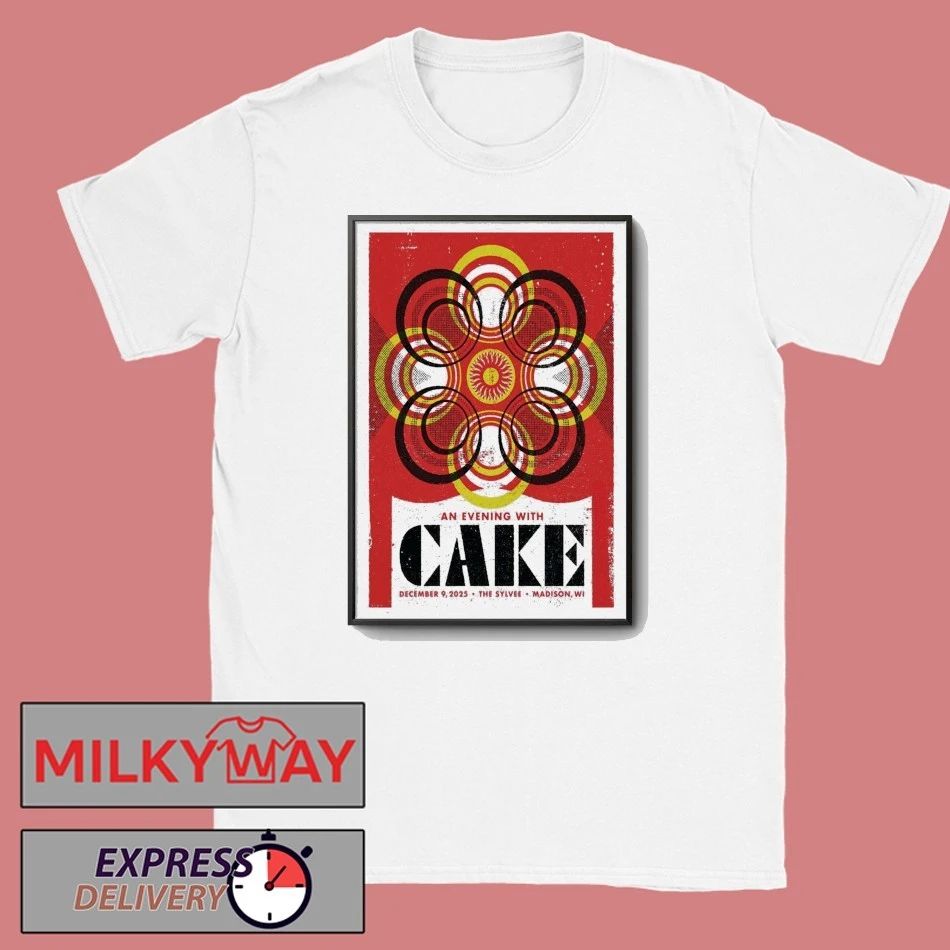 Cake Band The Sylvee, Madison, WI December 09, 2025 Poster shirt