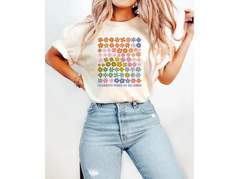 Celebrate Minds Of All Kinds Boho Comfort Colors