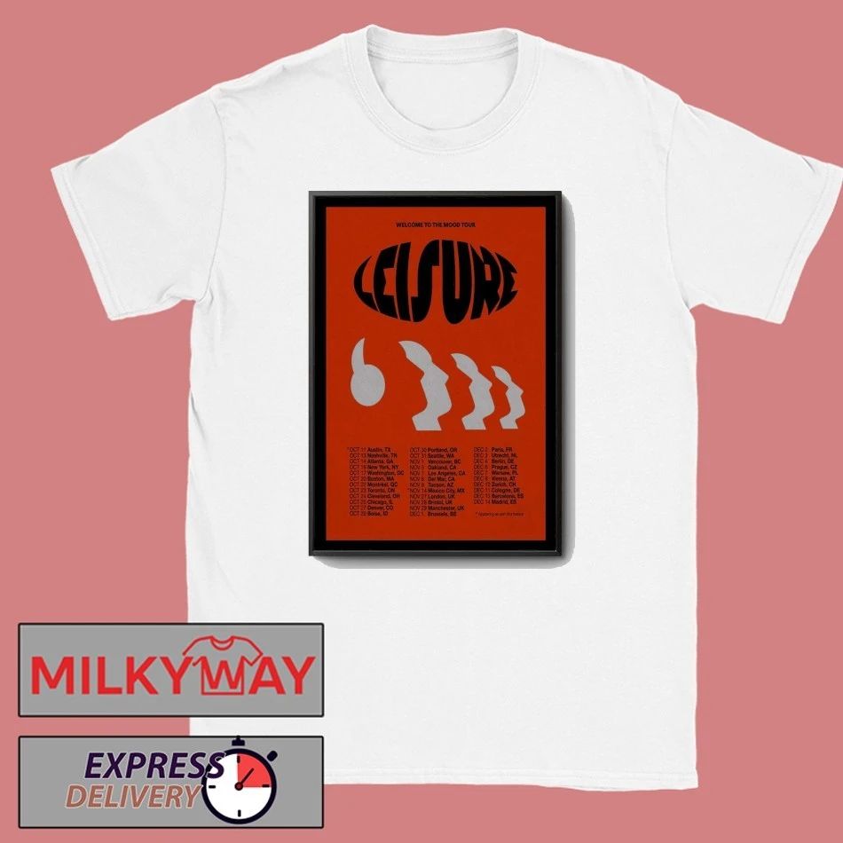 Poster Leisure Band Welcome To The Mood Tour 2025 shirt