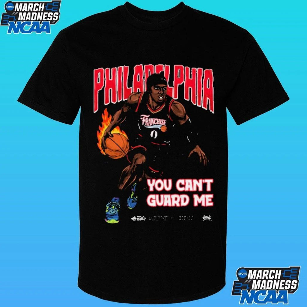 Tyrese Maxey Philadelphia 76ers Franchise You Can’t Guard Me Philly Shirt