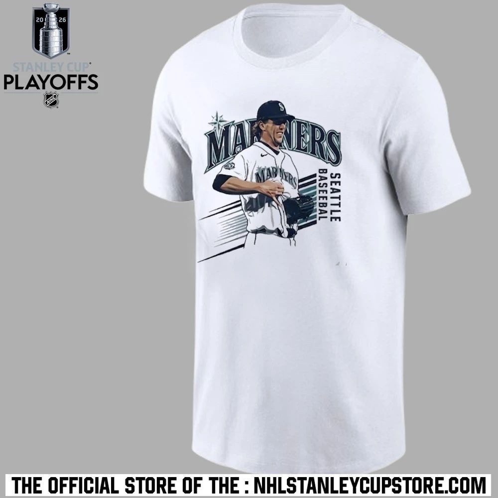 Mariners Logan Gilbert Baseball Pitcher Catches Ball In Shirt