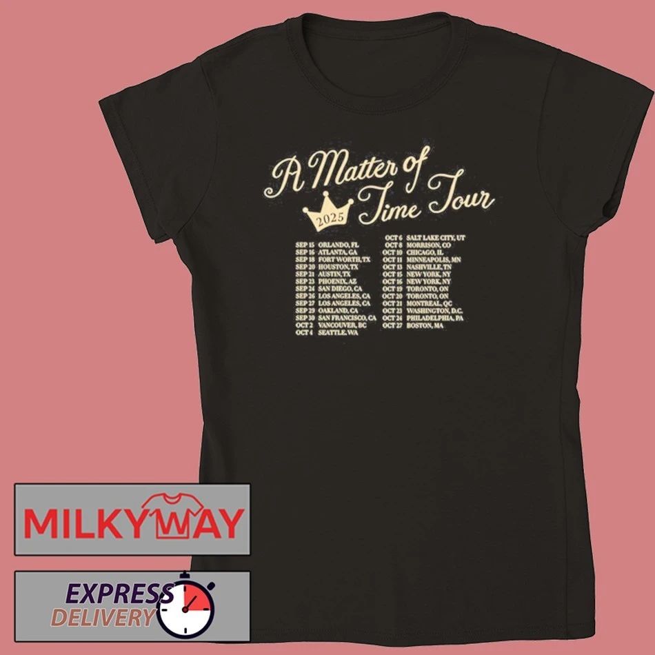 A Matter of Time Tour Black shirt