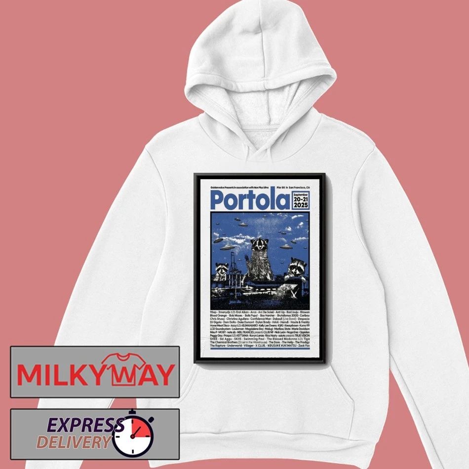 Portola Music Festival California Poster shirt
