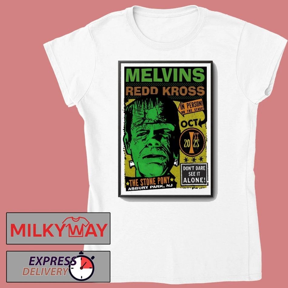 Melvins And Redd Kross Oct 1 2025 The Stone Pony in Asbury Park NJ Poster shirt