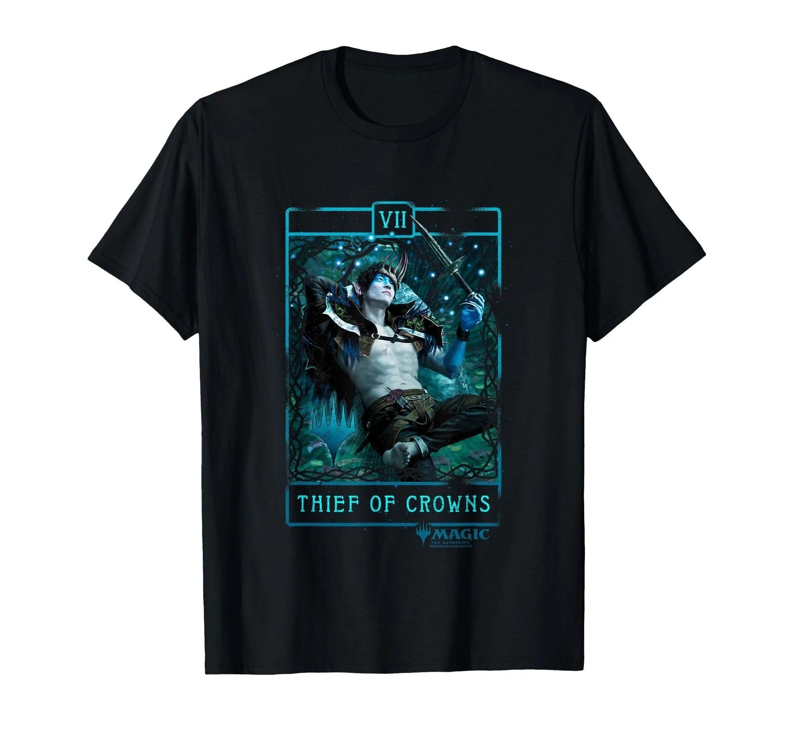 Oko Thief Of Crowns Blue Tarot Card T-Shirt