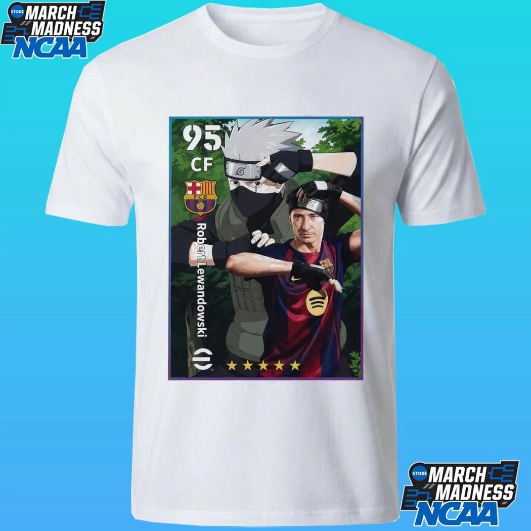 Efootball Game Lewandowski X Kakashi Card 2026 Shirt