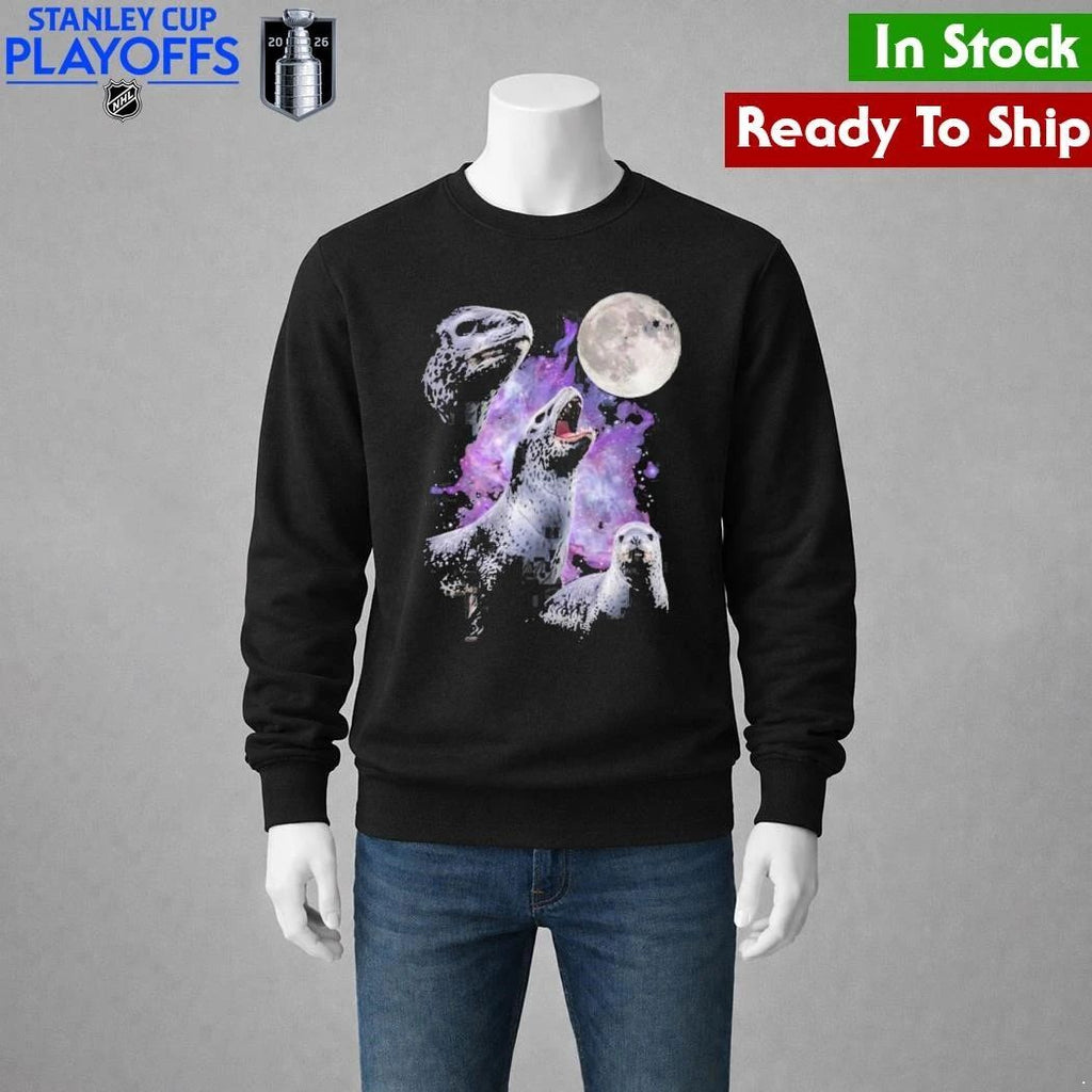 3 Seals Howling At The Moon Shirt