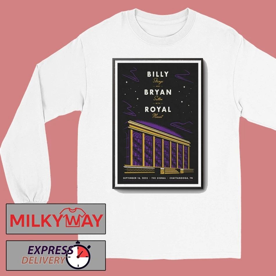 Billy Strings Tour Poster 2025 Chattanooga shirt