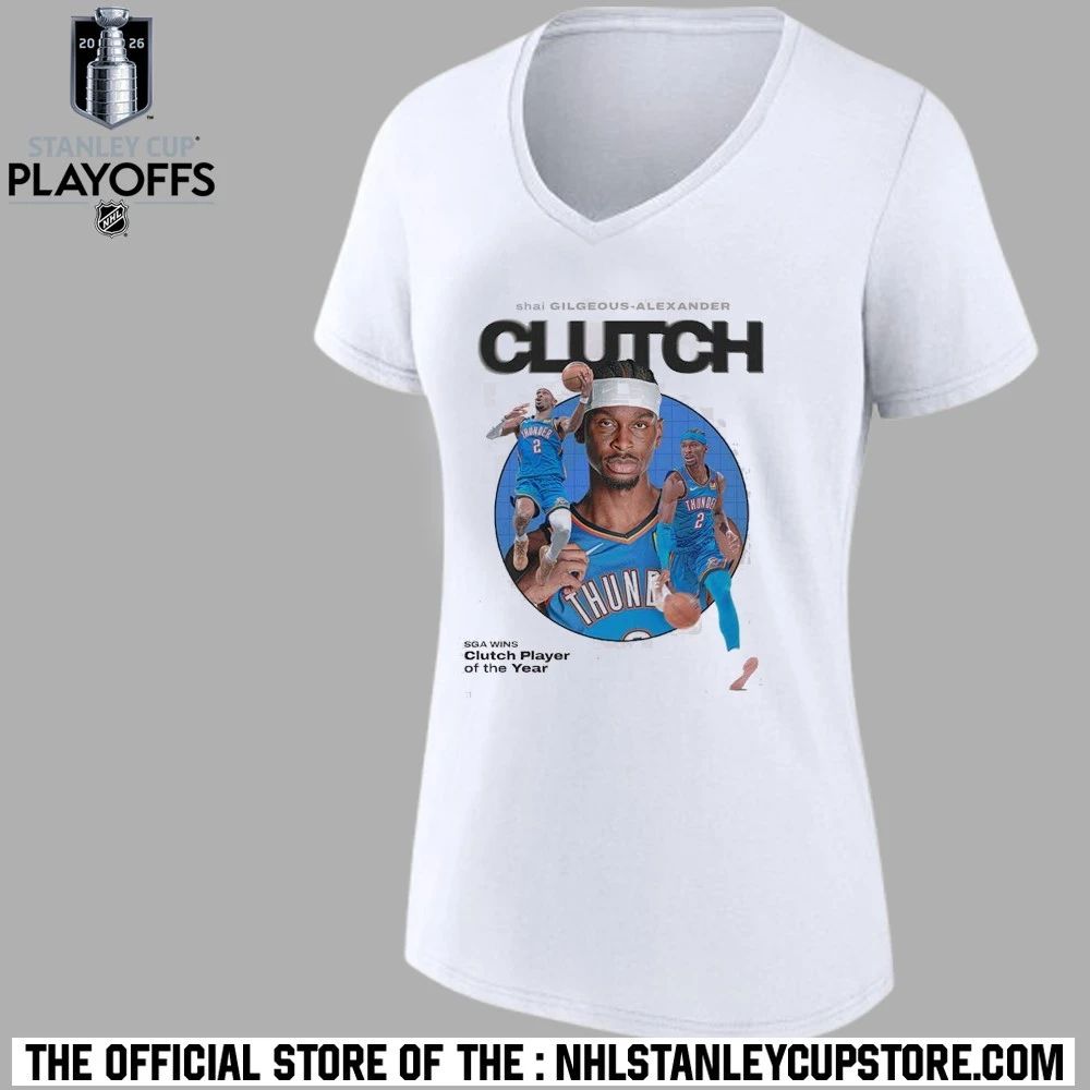 Shai Gilgeous Alexander SGA Clutch Player Of The Year NBA 2026 Shirt