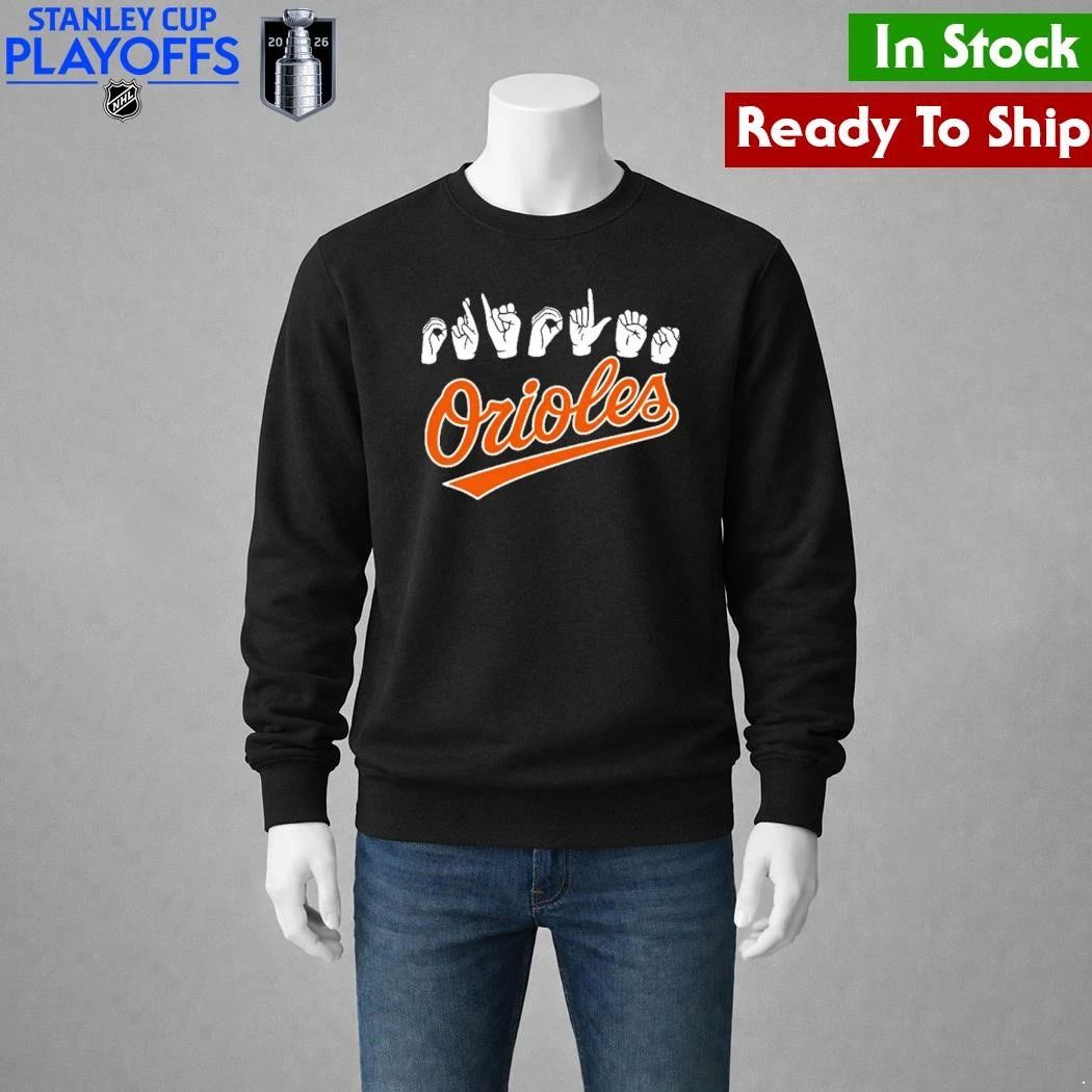 ASL Hand Sign Orioles Shirt