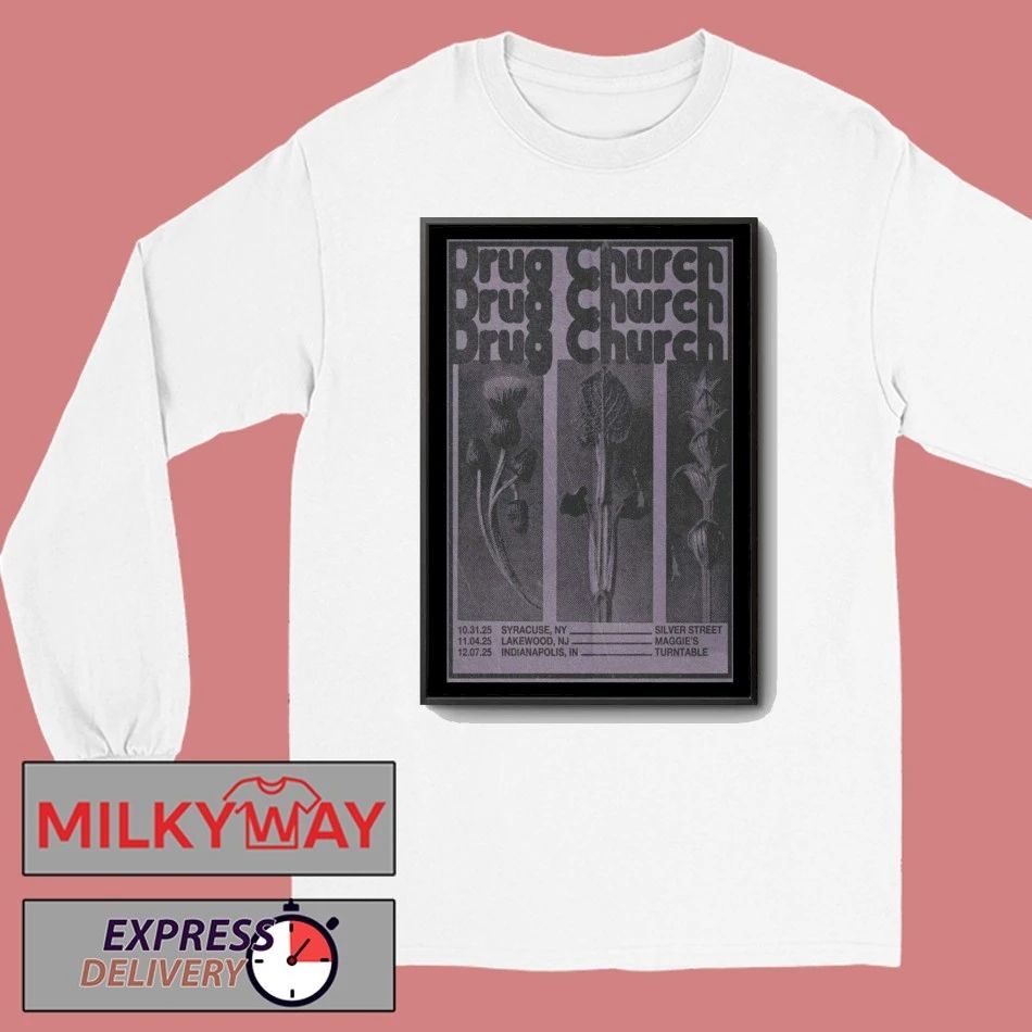 Drug Church Tour Europe & UK Tour 2025 Poster shirt