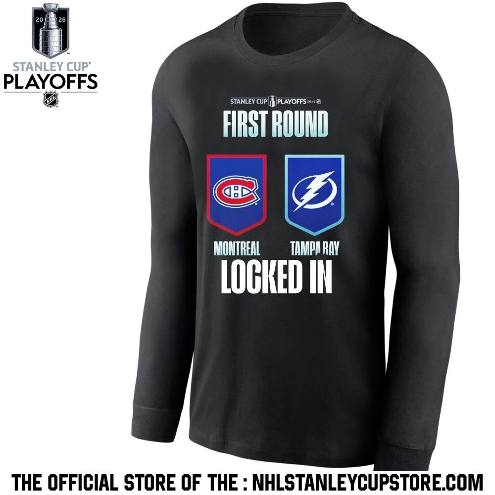 Montreal Canadiens vs Tampa Bay Lightning 2026 NHL Stanley Cup Playoffs First Round Shirt