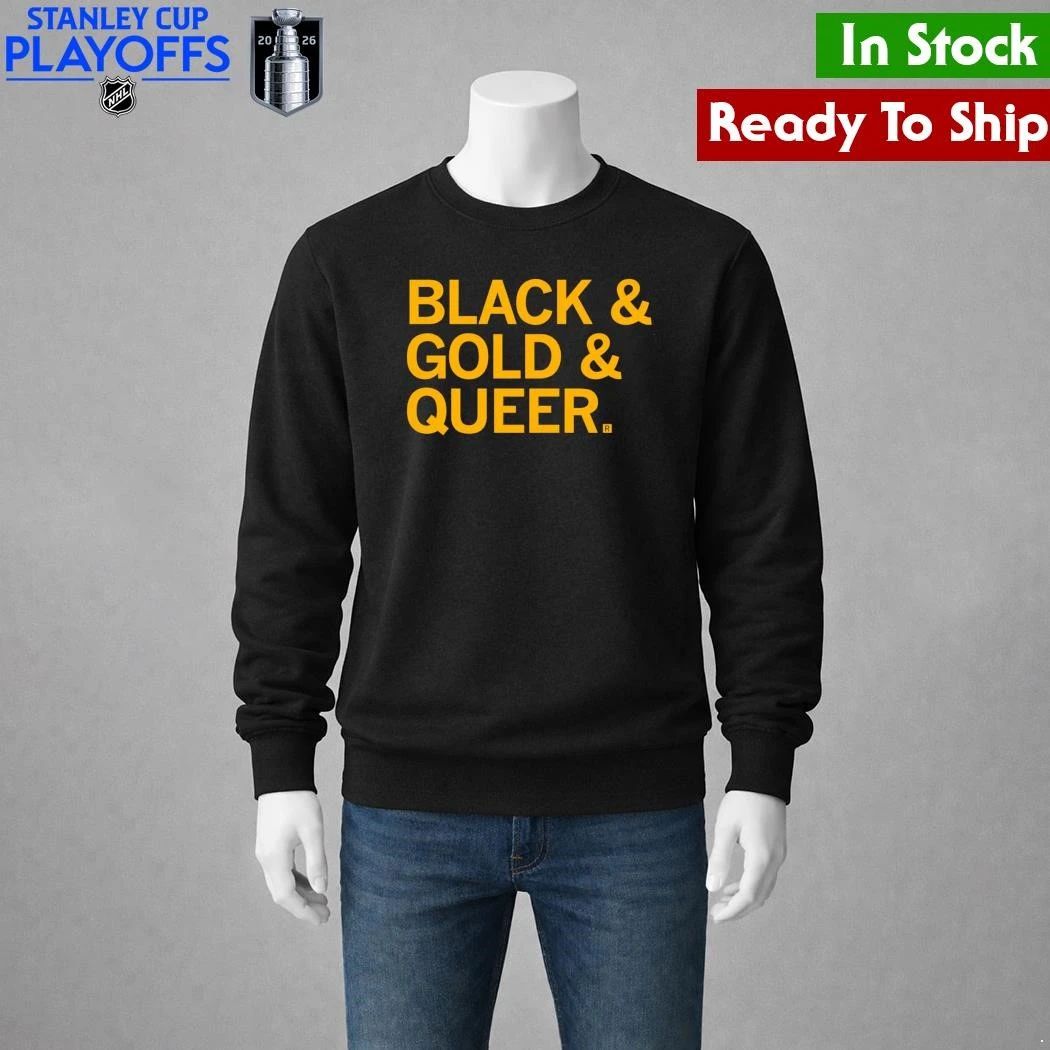 Black & Gold & Queer Shirt