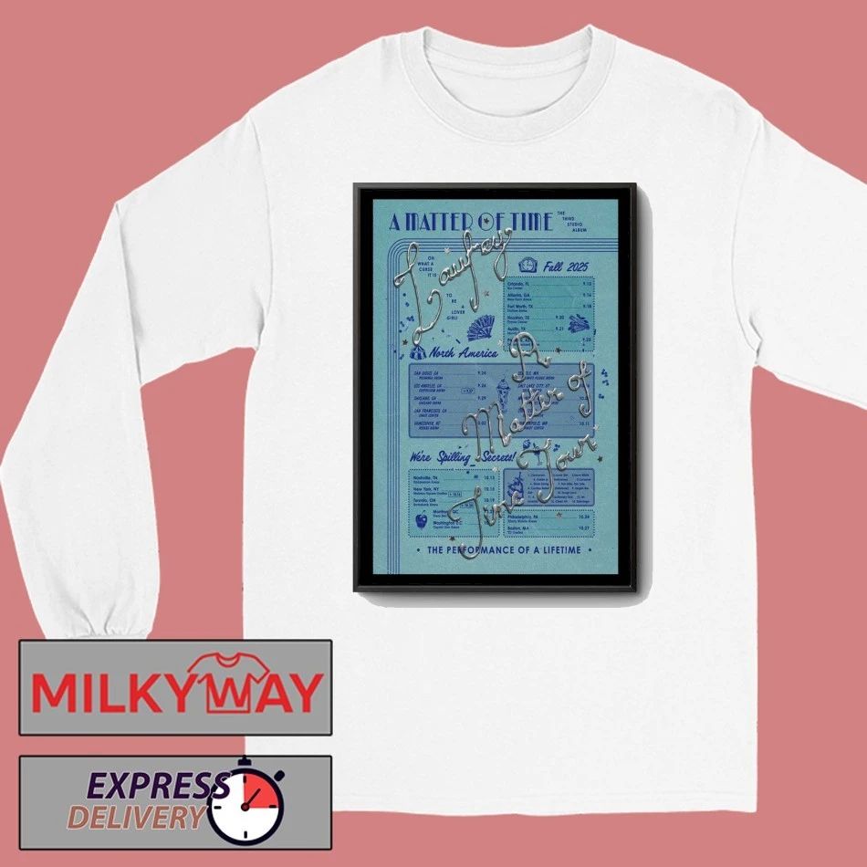 2025 Laufey Fall Tour Poster shirt
