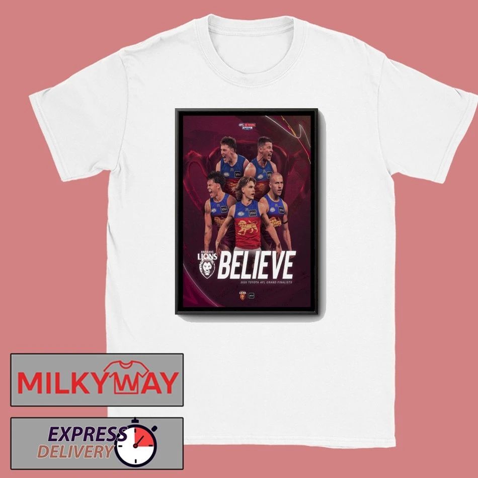 Brisbane Lions Toyota AFL 2025 Poster shirt