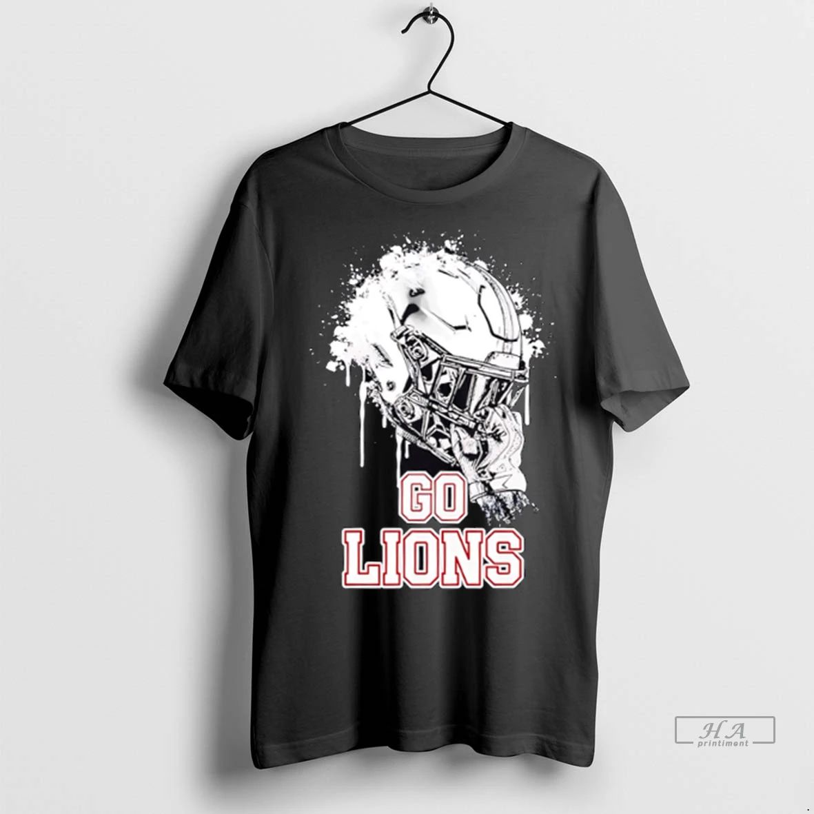 Trendy Officials Hubbertville Football Lions Go Lions Helmet Shirt Sweater