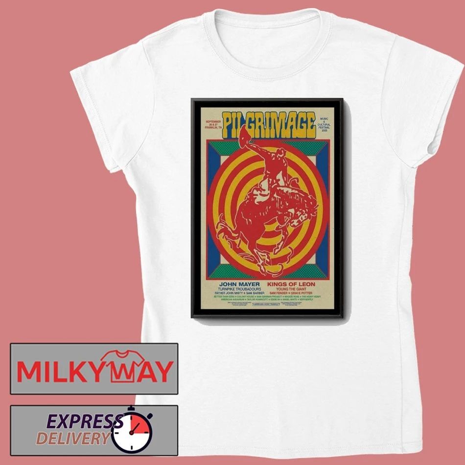 Poster Pilgrimage Music & Cultural Festival 2025 Franklin, TN shirt