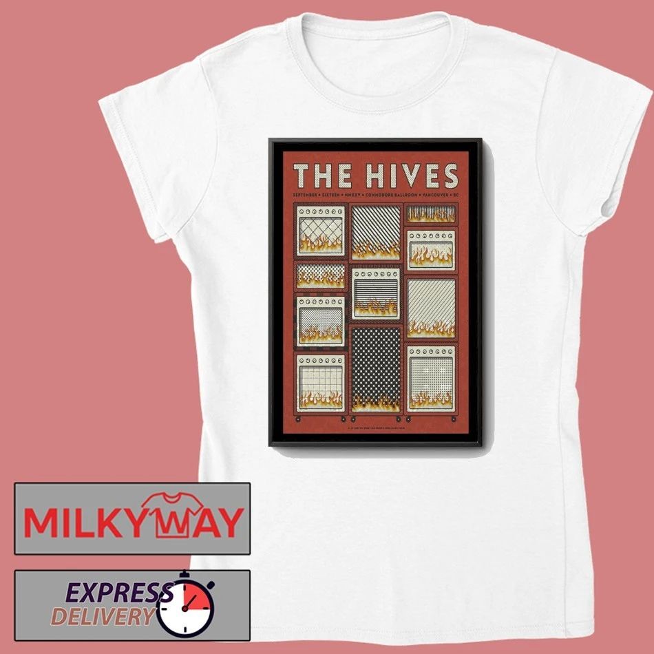 The Hives Sep 16, 2025 Commodore Ballroom in Vancouver, BC Poster shirt