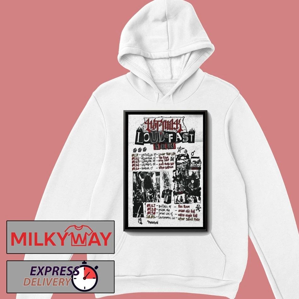 Milk Loud Fast Poster shirt