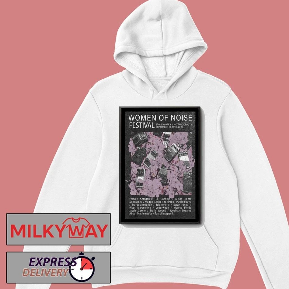 2025 Women Of Noise Festival Poster shirt