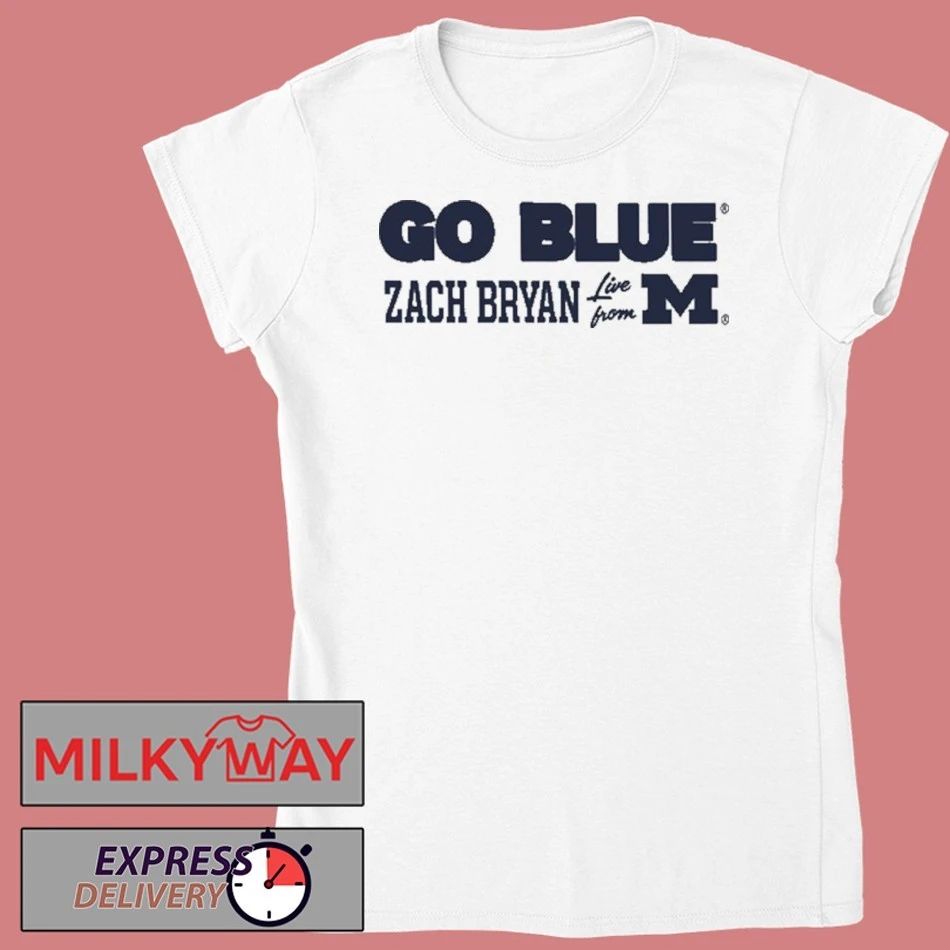 Zach Bryan The Big House Michigan Football 2025 T-Shirt