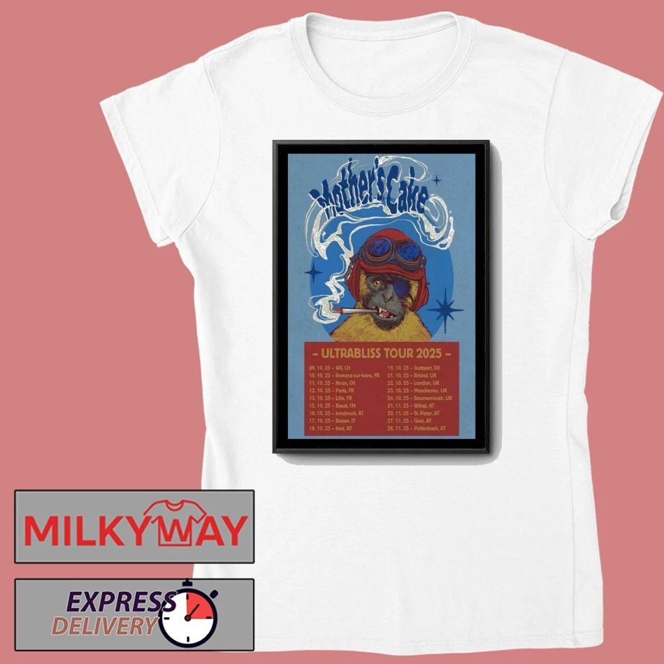 Mother’s Cake Ultrabliss Tour 2025 Poster shirt