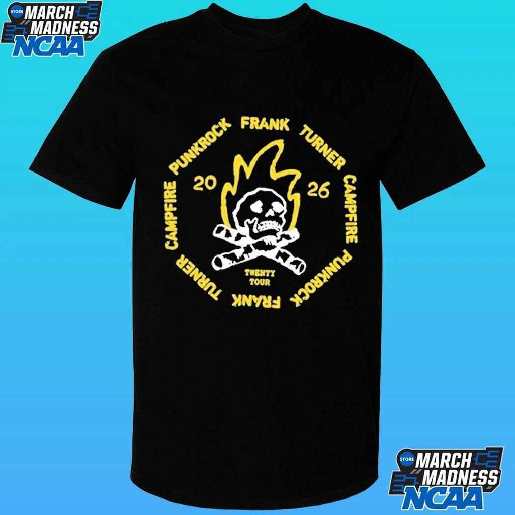 Frank Turner Campfire Punkrock Twenty Tour April 2026 Shirt