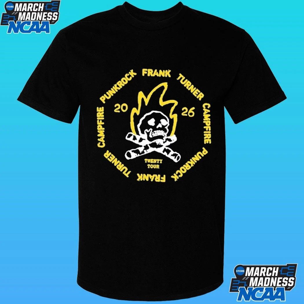 Frank Turner Campfire Punkrock Twenty Tour April 2026 Shirt