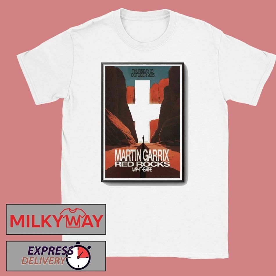 Martin Garrix October 23 2025 Red Rocks Amphitheater Morrison CO Poster shirt