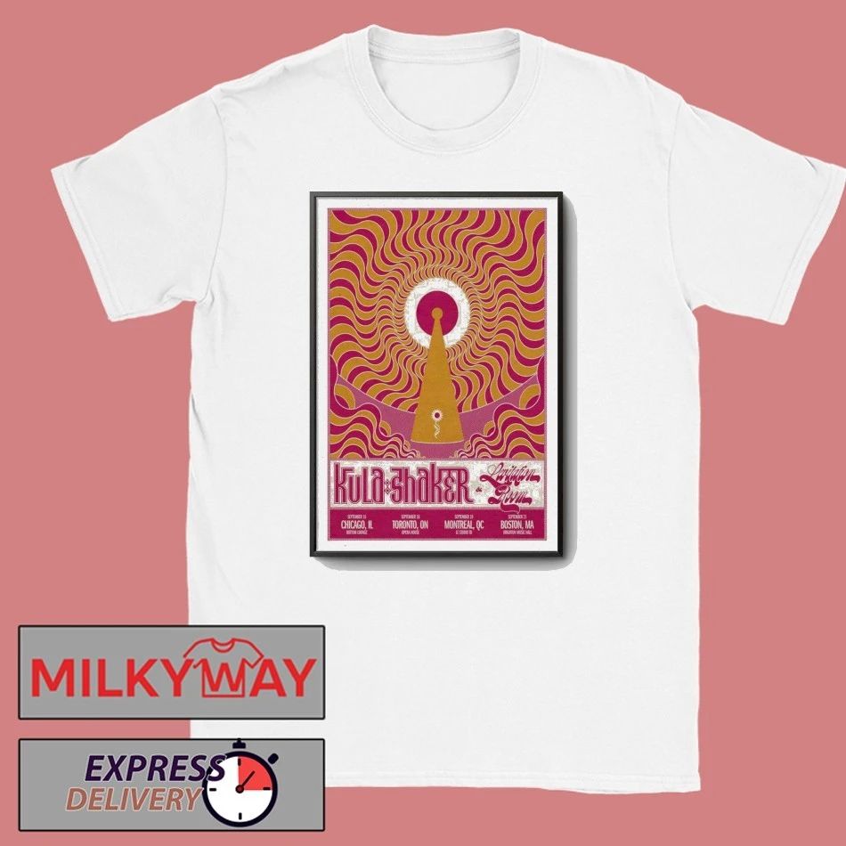 Kula Shaker & Levitation Room Tour 2025 Poster shirt