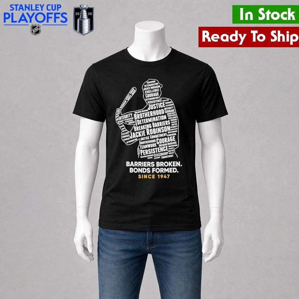 Jackie Robinson Day Barriers Broken Bonds Formed Since 1947 Shirt