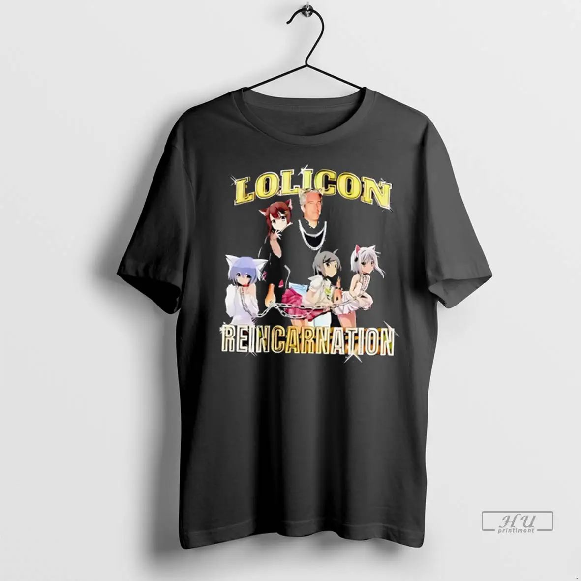 Officials Epstein Isekai Lolicon Reincarnation T Shirts