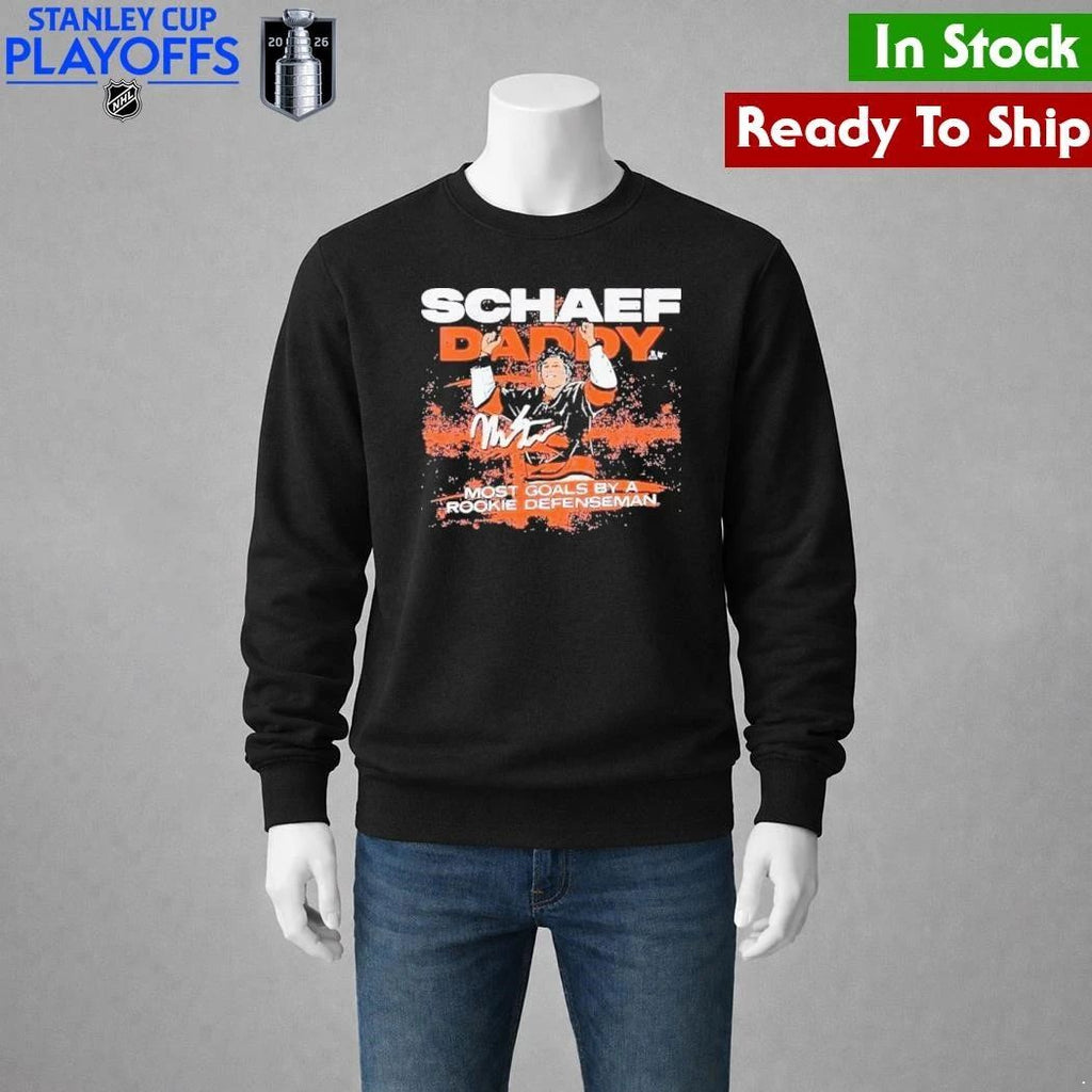 Matthew Schaefer Rookie Defenseman Goal Record Shirt