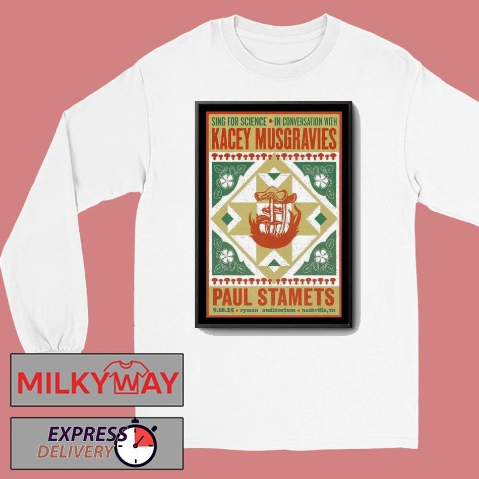 Kacey Musgraves and Paul Stamets Nashville, TN 2025 Event Poster shirt