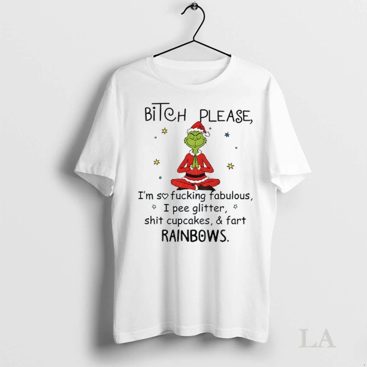 Original Grinch Santa Hat Bitch Please Im So Fucking Fabulous I Pee Glitter Shit Cupcakes