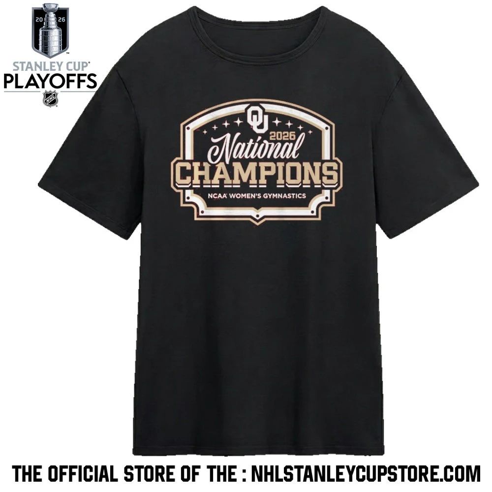 Oklahoma Women’s Gymnastics 2026 National Champions Logo Shirt