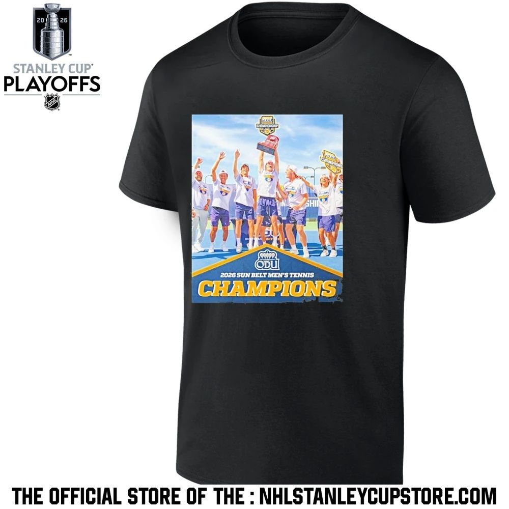 Old Dominion Mens Tennis 2026 Sun Belt Mens Tennis Champions Shirt