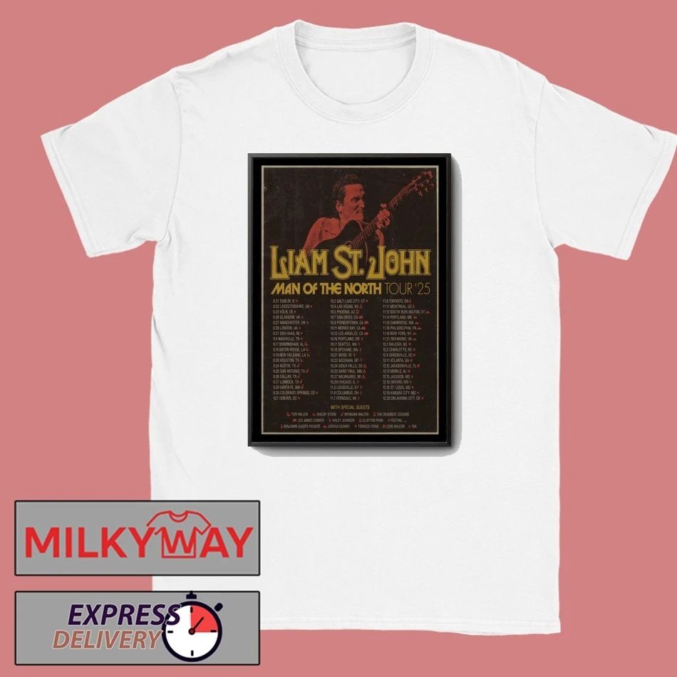 Liam St. John Man Of The North Tour 2025 Poster shirt