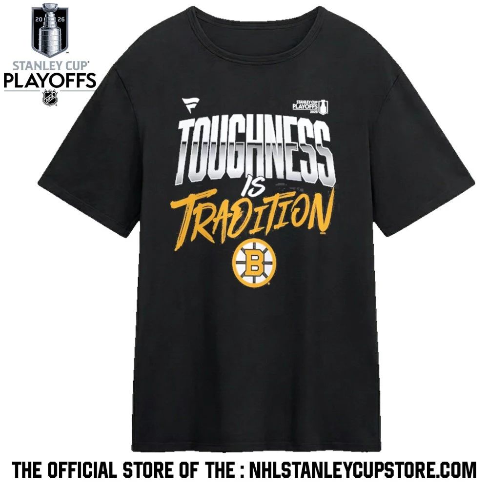 Boston Bruins Black 2026 Stanley Cup Playoffs Slogan Shirt
