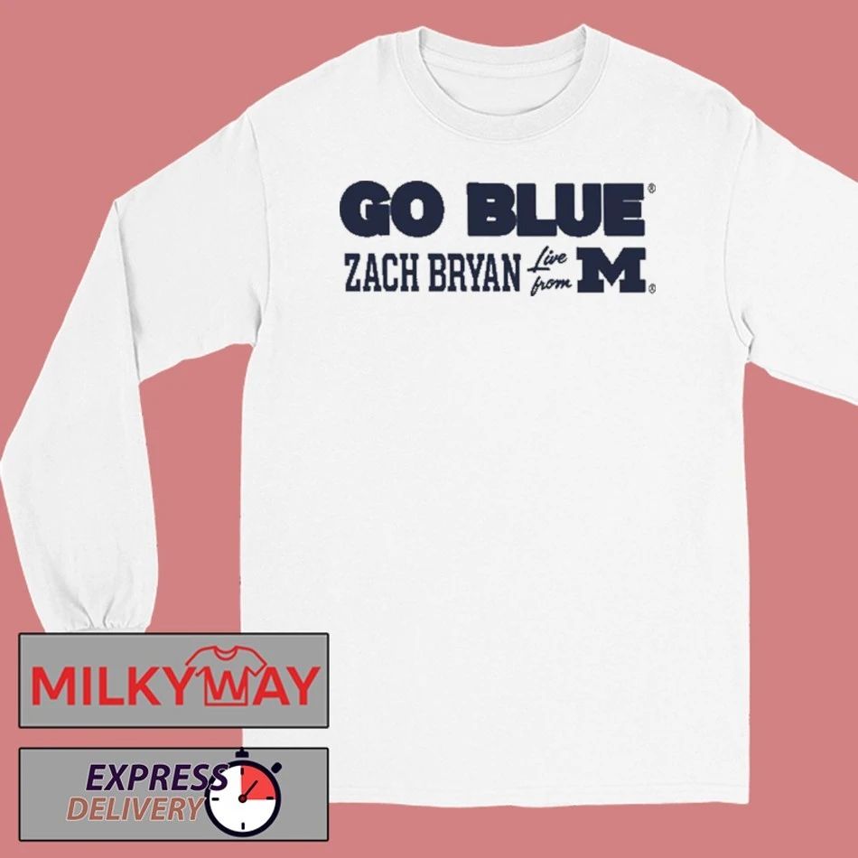 Zach Bryan The Big House Michigan Football 2025 T-Shirt