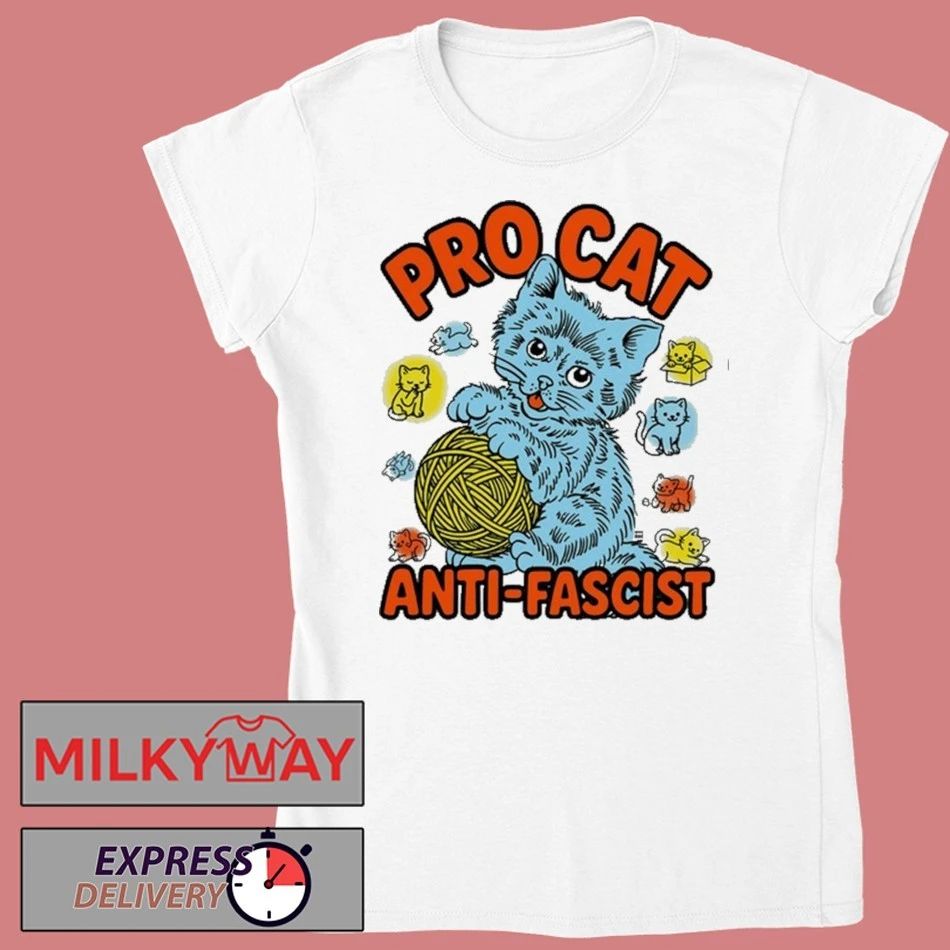 Pro Cat Anti Fascist Shirt